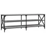 Sonoma gray plywood TV cabinet 140x40x50 cm by vidaXL, TV Furniture - Ref: Foro24-826727, Price: 78,03 €, Discount: %