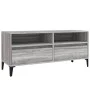 Mueble de TV madera contrachapada gris Sonoma 100x34,5x44,5 cm de vidaXL, Muebles TV - Ref: Foro24-831907, Precio: 67,81 €, D...