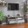 Mueble de TV madera contrachapada gris Sonoma 100x34,5x44,5 cm de vidaXL, Muebles TV - Ref: Foro24-831907, Precio: 67,81 €, D...