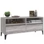 Mueble de TV madera contrachapada gris Sonoma 100x34,5x44,5 cm de vidaXL, Muebles TV - Ref: Foro24-831907, Precio: 67,81 €, D...