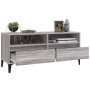 Mueble de TV madera contrachapada gris Sonoma 100x34,5x44,5 cm de vidaXL, Muebles TV - Ref: Foro24-831907, Precio: 68,56 €, D...