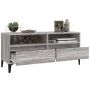 Mueble de TV madera contrachapada gris Sonoma 100x34,5x44,5 cm de vidaXL, Muebles TV - Ref: Foro24-831907, Precio: 67,81 €, D...