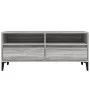 Mueble de TV madera contrachapada gris Sonoma 100x34,5x44,5 cm de vidaXL, Muebles TV - Ref: Foro24-831907, Precio: 67,81 €, D...