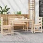 Garten-Essgruppe 4-teilig aus massivem Kiefernholz von vidaXL, Gartensets - Ref: Foro24-3154695, Preis: 255,19 €, Rabatt: %