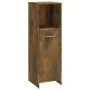 Badezimmerschrank Sperrholz geräucherte Eiche 30x30x95 cm von vidaXL, Badezimmermöbel - Ref: Foro24-825837, Preis: 32,26 €, R...