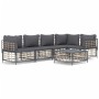 Garden furniture set 6 pieces anthracite cushions PE rattan by vidaXL, Outdoor sofas - Ref: Foro24-3186753, Price: 494,19 €, ...