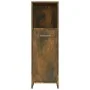Badezimmerschrank Sperrholz geräucherte Eiche 30x30x95 cm von vidaXL, Badezimmermöbel - Ref: Foro24-825837, Preis: 32,26 €, R...