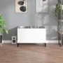 Glänzend weißer Sperrholz-Scheibenschrank 74,5 x 38 x 48 cm von vidaXL, CD- und DVD-Speicher - Ref: Foro24-831967, Preis: 35,...