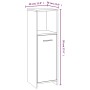 Smoked oak plywood bathroom cabinet 30x30x95 cm by vidaXL, Bathroom furniture - Ref: Foro24-825837, Price: 32,91 €, Discount: %