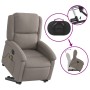 Sillón de masaje eléctrico reclinable elevable tela taupé