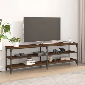 TV stand made of brown oak plywood 160x30x50 cm by vidaXL, TV Furniture - Ref: Foro24-826753, Price: 69,28 €, Discount: %