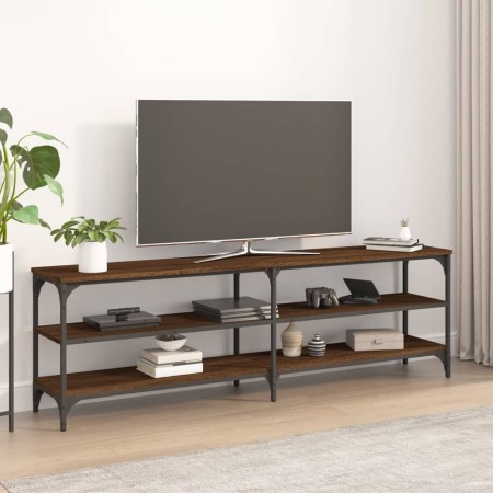 TV-Möbel Sperrholz Eiche braun 160x30x50 cm von vidaXL, TV-Möbel - Ref: Foro24-826753, Preis: 70,14 €, Rabatt: %