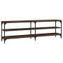 TV-Möbel Sperrholz Eiche braun 160x30x50 cm von vidaXL, TV-Möbel - Ref: Foro24-826753, Preis: 70,14 €, Rabatt: %