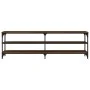 Mueble de TV madera contrachapada roble marrón 160x30x50 cm de vidaXL, Muebles TV - Ref: Foro24-826753, Precio: 69,28 €, Desc...