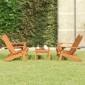Adirondack Gartenmöbel-Set 3-teilig aus Akazienholz von vidaXL, Gartensets - Ref: Foro24-3152133, Preis: 336,28 €, Rabatt: %