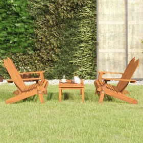 Adirondack Gartenmöbel-Set 3-teilig aus Akazienholz von vidaXL, Gartensets - Ref: Foro24-3152133, Preis: 342,62 €, Rabatt: %