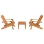 Adirondack Gartenmöbel-Set 3-teilig aus Akazienholz von vidaXL, Gartensets - Ref: Foro24-3152133, Preis: 342,14 €, Rabatt: %