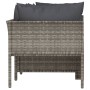 4-piece garden furniture set with gray synthetic rattan cushions by vidaXL, Garden sets - Ref: Foro24-362689, Price: 270,62 €...