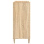 Scheibenschrank aus Sonoma-Eichensperrholz, 84,5 x 38 x 89 cm von vidaXL, CD- und DVD-Speicher - Ref: Foro24-831992, Preis: 7...