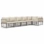 Gartenmöbel-Set 6 Stück Kissen Anthrazit PE-Rattan von vidaXL, Outdoor-Sofas - Ref: Foro24-3186754, Preis: 515,64 €, Rabatt: %