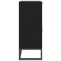 Aparador de madera contrachapada negro 60x30x75 cm de vidaXL, Taquillas y armarios de almacenamiento - Ref: Foro24-352116, Pr...