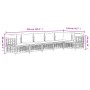 Gartenmöbel-Set 6 Stück Kissen Anthrazit PE-Rattan von vidaXL, Outdoor-Sofas - Ref: Foro24-3186754, Preis: 515,64 €, Rabatt: %