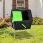 Compostador giratorio polipropileno 60x58x74 cm 105 L de vidaXL, Compostadores - Ref: Foro24-153610, Precio: 107,68 €, Descue...
