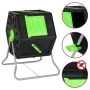 Rotating polypropylene composter 60x58x74 cm 105 L by vidaXL, Composters - Ref: Foro24-153610, Price: 107,68 €, Discount: %