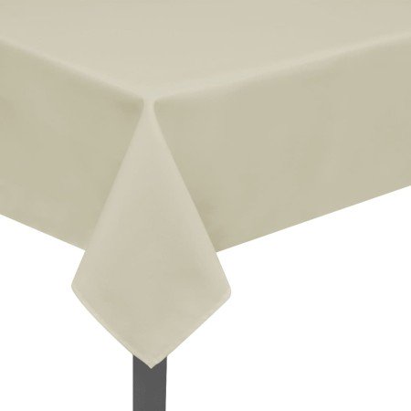 Manteles de mesa 5 unidades crema 170x130 cm en Fundas | Comprar online en Foro24