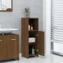 Badezimmerschrank aus braunem Eichensperrholz, 30 x 30 x 95 cm von vidaXL, Badezimmermöbel - Ref: Foro24-825839, Preis: 39,91...