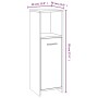 Badezimmerschrank aus braunem Eichensperrholz, 30 x 30 x 95 cm von vidaXL, Badezimmermöbel - Ref: Foro24-825839, Preis: 37,49...