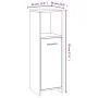 Badezimmerschrank aus braunem Eichensperrholz, 30 x 30 x 95 cm von vidaXL, Badezimmermöbel - Ref: Foro24-825839, Preis: 39,91...