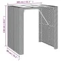High bar table PE rattan and black glass surface 105x80x110 cm by vidaXL, Garden tables - Ref: Foro24-362594, Price: 208,25 €...