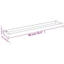 Duschwandregal aus schwarzem Aluminium, 90 cm von vidaXL, Badezimmerzubehör - Ref: Foro24-153616, Preis: 45,58 €, Rabatt: %