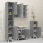 Sonoma gray plywood bathroom cabinet 30x30x179 cm by vidaXL, Bathroom furniture - Ref: Foro24-825832, Price: 88,79 €, Discoun...
