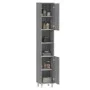 Sonoma gray plywood bathroom cabinet 30x30x179 cm by vidaXL, Bathroom furniture - Ref: Foro24-825832, Price: 88,79 €, Discoun...