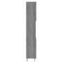 Armario de baño madera contrachapada gris Sonoma 30x30x179 cm de vidaXL, Muebles de baño - Ref: Foro24-825832, Precio: 90,27 ...