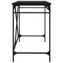 Escritorio de hierro y madera contrachapada negro 100x50x75 cm de vidaXL, Escritorios - Ref: Foro24-826719, Precio: 95,59 €, ...