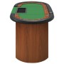 Pokertisch 10 Spieler Tablett Chips grün 160x80x75 cm von vidaXL, Spiel- und Pokertische - Ref: Foro24-80406, Preis: 193,08 €...