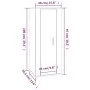 Mueble para TV de pared blanco 40x34,5x100 cm de vidaXL, Muebles TV - Ref: Foro24-816680, Precio: 58,13 €, Descuento: %