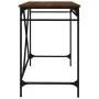 Eisenschreibtisch aus braunem Eichensperrholz, 100 x 50 x 75 cm von vidaXL, Schreibtische - Ref: Foro24-826723, Preis: 92,96 ...