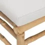 Garden furniture set 9 pieces bamboo and light gray cushions by vidaXL, Garden sets - Ref: Foro24-3155100, Price: 900,46 €, D...