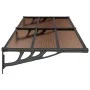 Schwarzes Polycarbonat-Türvordach 239 x 90 cm von vidaXL, Markisen - Ref: Foro24-153700, Preis: 83,33 €, Rabatt: %