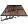 Schwarzes Polycarbonat-Türvordach 239 x 90 cm von vidaXL, Markisen - Ref: Foro24-153700, Preis: 81,15 €, Rabatt: %