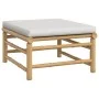 Garden furniture set 7 pieces bamboo and light gray cushions by vidaXL, Garden sets - Ref: Foro24-3155101, Price: 590,56 €, D...