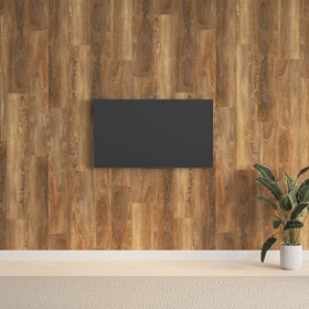 Paneles de pared con aspecto de madera PVC marrón 2,06 m² by vidaXL, Wall covering - Ref: Foro24-351819, Price: 33,32 €, Disc...