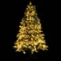 Christmas tree with LED and pine cones green PVC and PE 195 cm by vidaXL, Christmas trees - Ref: Foro24-344297, Price: 170,03...