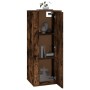 TV-Wandschrank aus geräucherter Eiche, 40 x 34,5 x 100 cm von vidaXL, TV-Möbel - Ref: Foro24-816685, Preis: 50,18 €, Rabatt: %