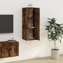 TV-Wandschrank aus geräucherter Eiche, 40 x 34,5 x 100 cm von vidaXL, TV-Möbel - Ref: Foro24-816685, Preis: 49,66 €, Rabatt: %