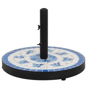 Runder Sonnenschirmständer in Blau und Weiß, 12 kg. von vidaXL, Schirmständer - Ref: Foro24-362221, Preis: 73,39 €, Rabatt: %